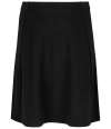 03795 (Chloe) Ladies Chloe Trapeze Skirt Deep Black colour image